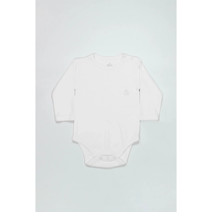 LitaeTrend Bistyle Natural Basic Style Uzun Kol Body 17104 Beyaz