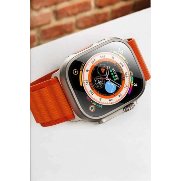 LitaeTrend Bluetooth Bağlantılı 49MM Dokunmatik Akıllı Saat Sağlık ve Spor Takip Özellikli