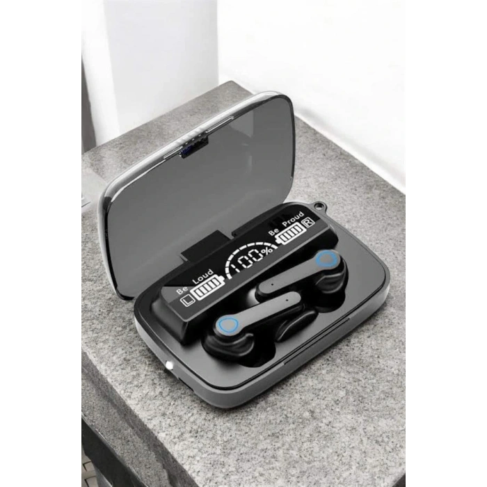 LitaeTrend Bluetooth Kulaklık Powerbankli Dijital Göstergeli Dokunmatik Kontrol