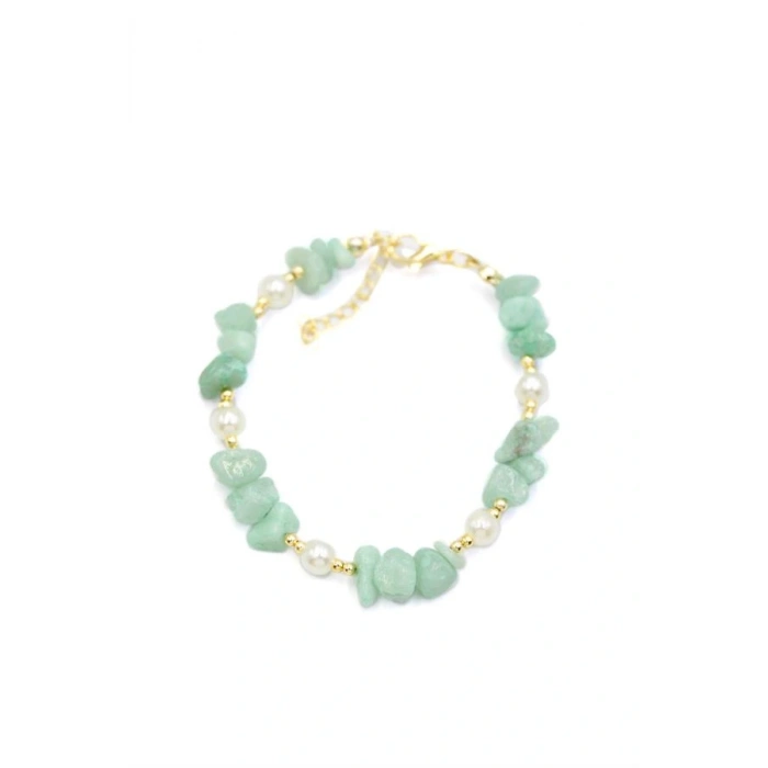 LitaeTrend Boncuk Bileklik - Açık Yeşil