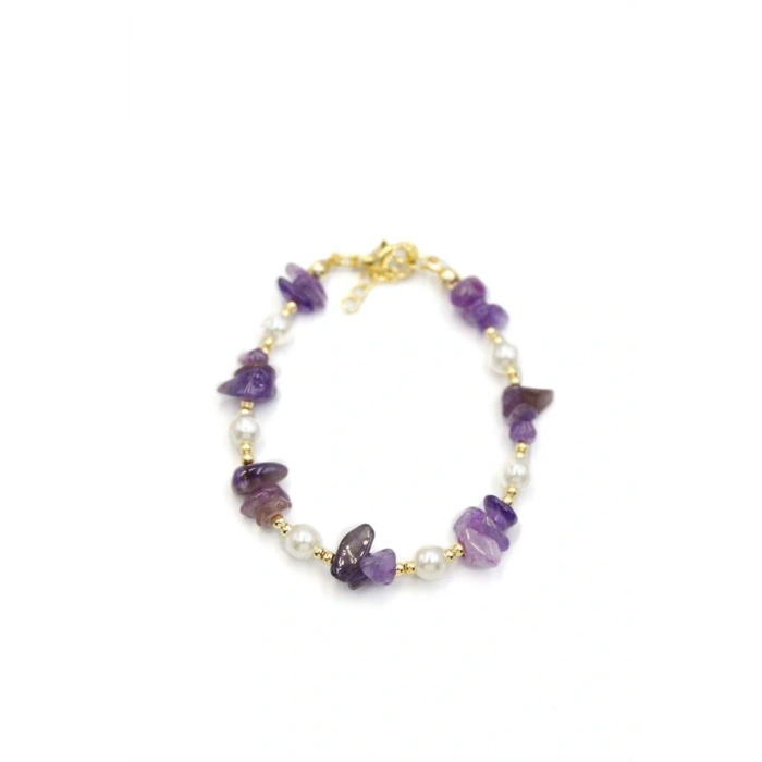 LitaeTrend Boncuk Bileklik - Mor