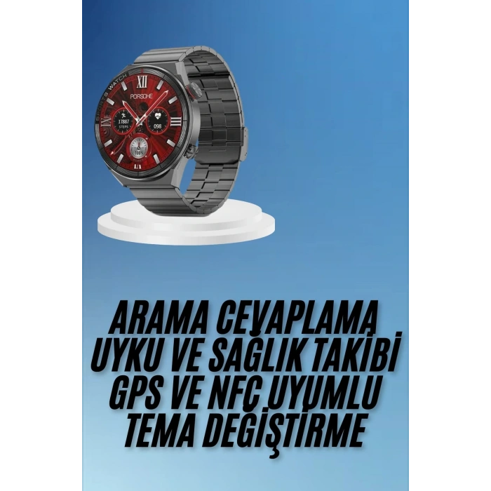 LitaeTrend Çağrı Cevaplama Sesli Asistan Çoklu Dil Desteği 5.0 Bluetooth Akıllı Saat