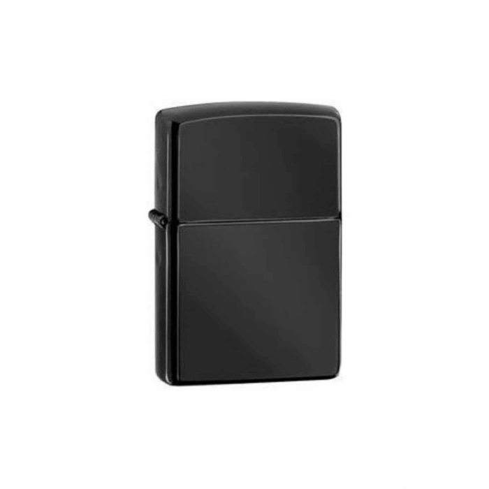 HERŞEYTREND Çakmak Parlak Siyah Doldurulabilir Hedyelik Eşya