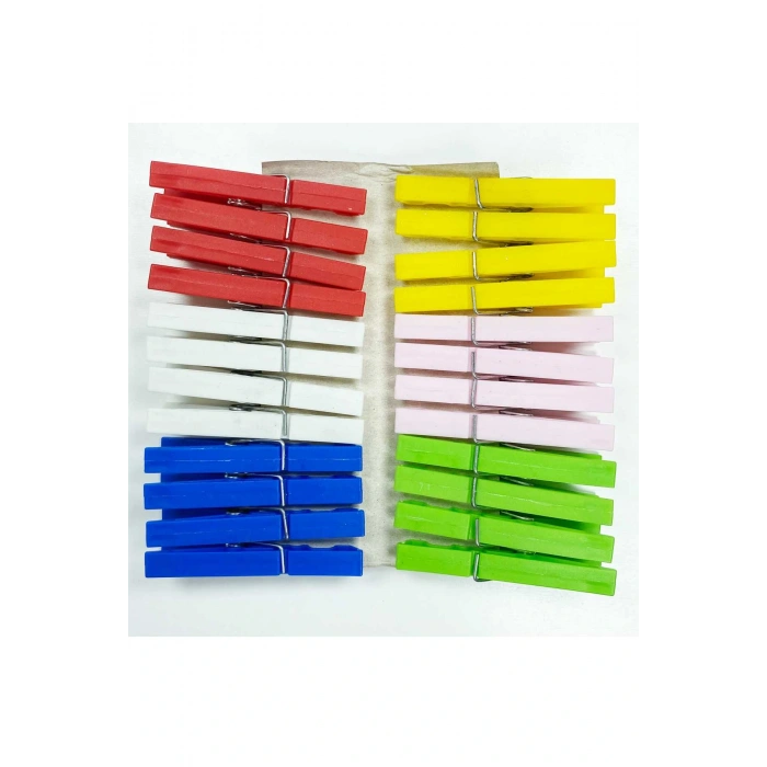 LitaeTrend Çamaşır Mandalı Çelik Yaylı 24 Adet