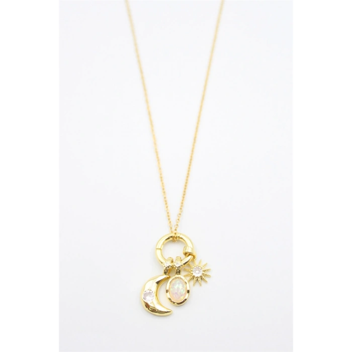 HERŞEYTREND Charm Kolye - Altın