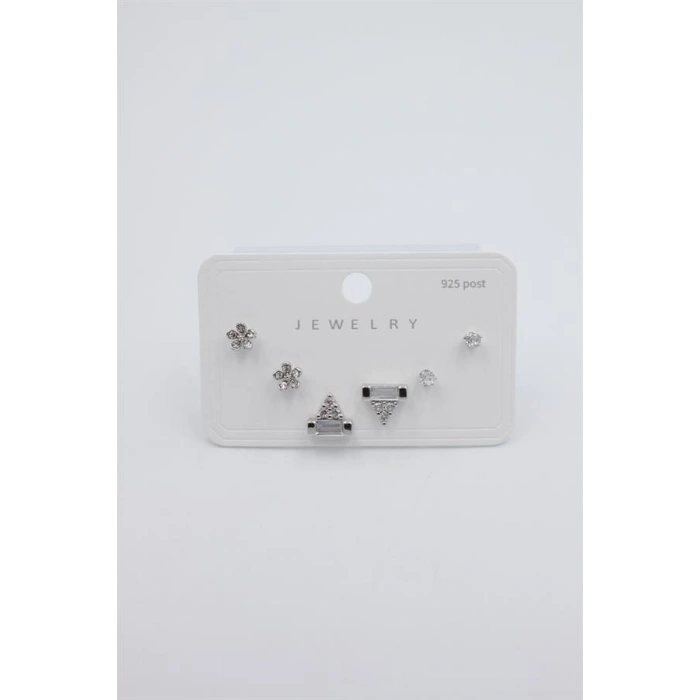 HERŞEYTREND Çoklu Set Küpe - Gümüş