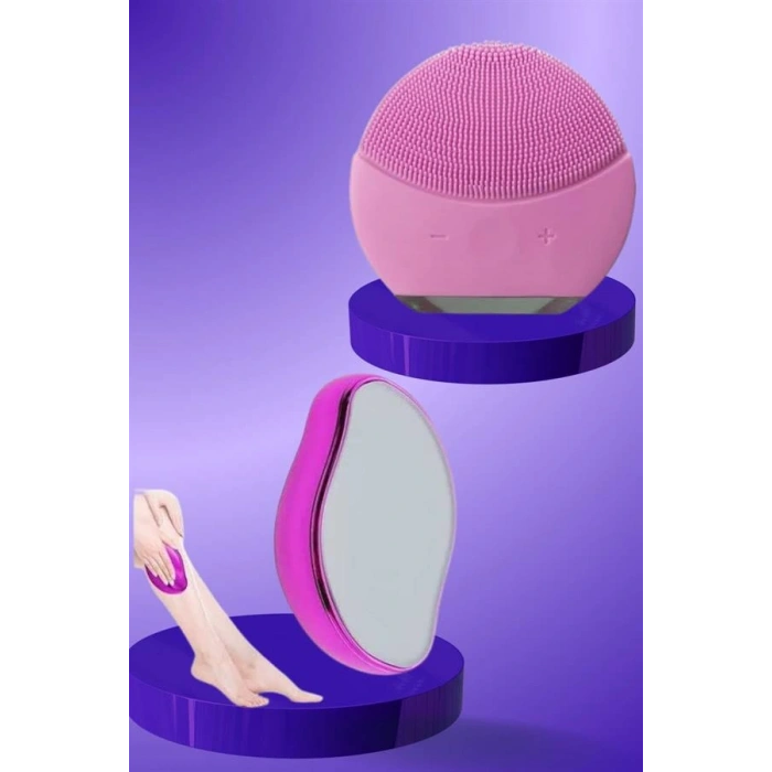 LitaeTrend Crystal Eraser Epilasyon Aleti ve Titreşimli Yüz Temizleme Masaj Aleti