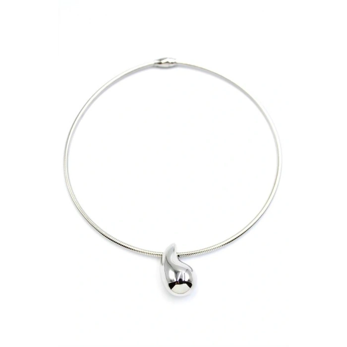 HERŞEYTREND Damla Kolye - Gümüş