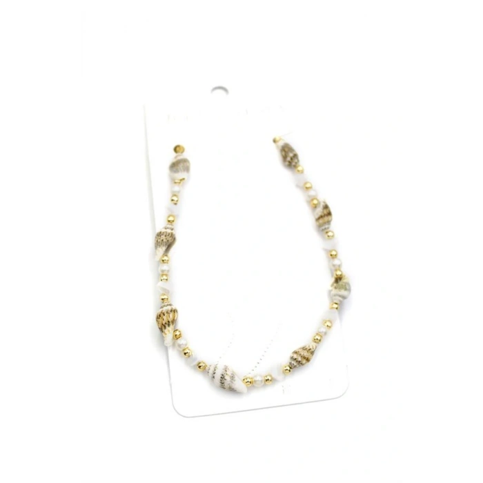 LitaeTrend Deniz Kabuğu Halhal - Beyaz