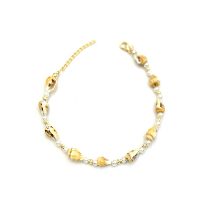 LitaeTrend Deniz Kabuğu Halhal - Sarı