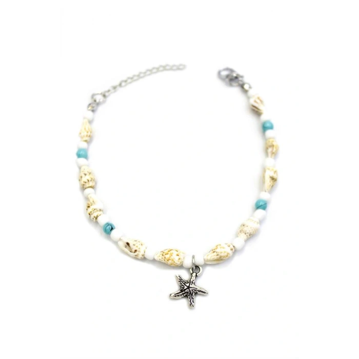 LitaeTrend Deniz Kabuğu Halhal - Turkuaz