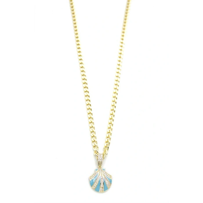 HERŞEYTREND Deniz Kabuğu Kolye - Altın