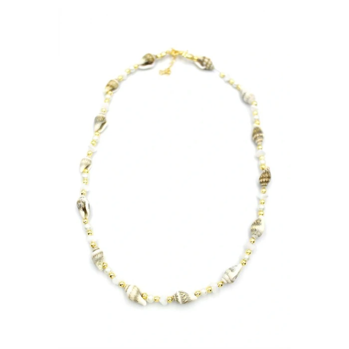 LitaeTrend Deniz Kabuğu Kolye - Beyaz