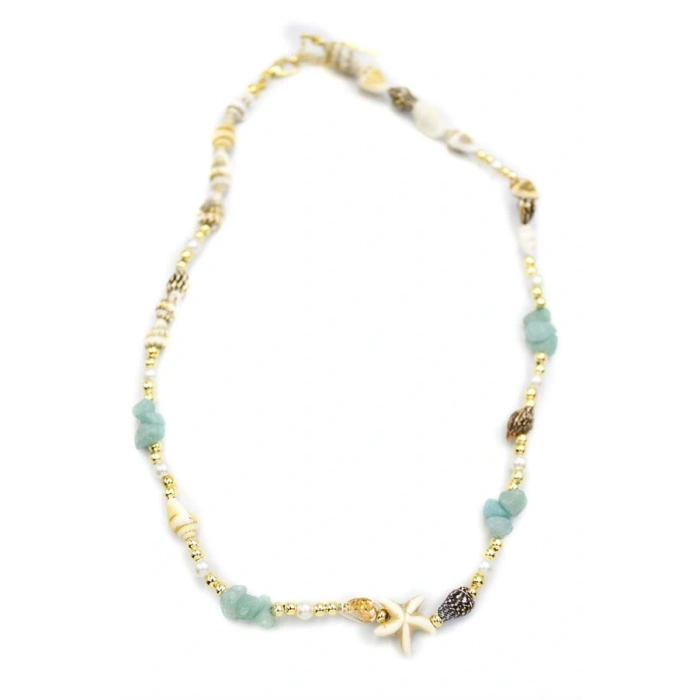 LitaeTrend Deniz Yıldızı Kolye - Su Yeşili