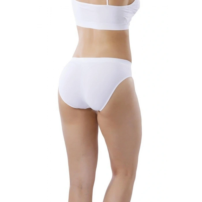 LitaeTrend Dikişsiz İz Yapmaz Bayan Slip Külot 11000 Beyaz
