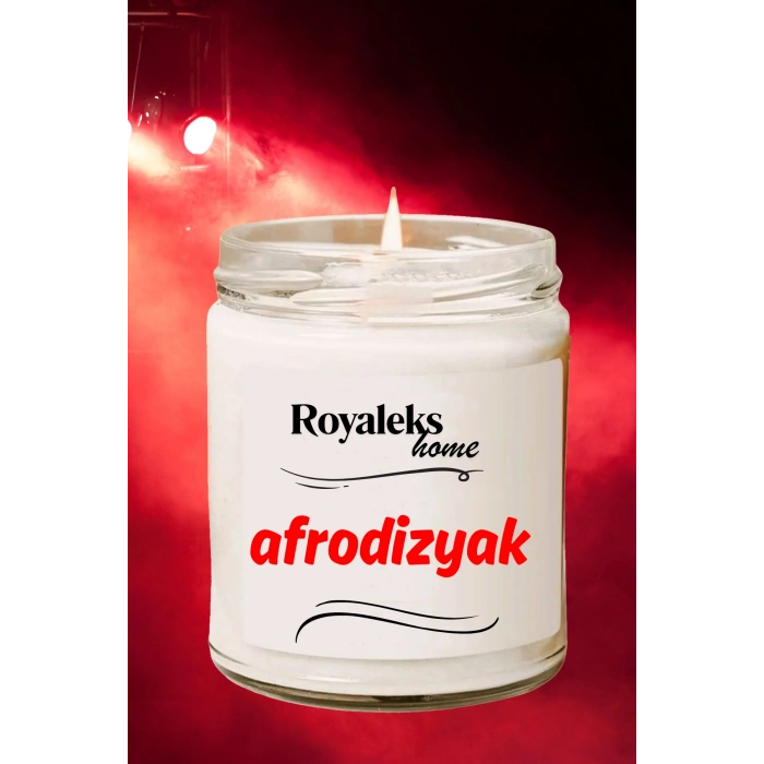 LitaeTrend Doğal Özel Seri Kokulu Dekoratif Kavanoz Mum 210 cc - Afrodizyak - RYL