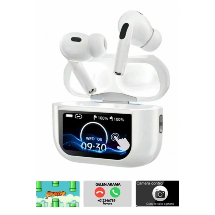 LitaeTrend Dokunmatik Ekranlı Bluetooth Kulaklık TWS İOS Android Tüm Telefonlara Uyumlu Kulaklık