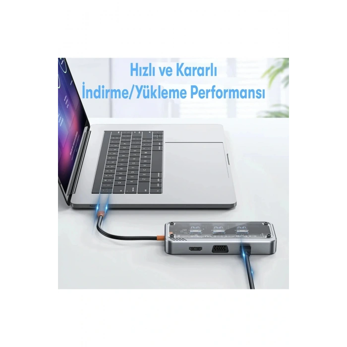 LitaeTrend Dönüştürücü 10in1 Hub SW10V - Gri