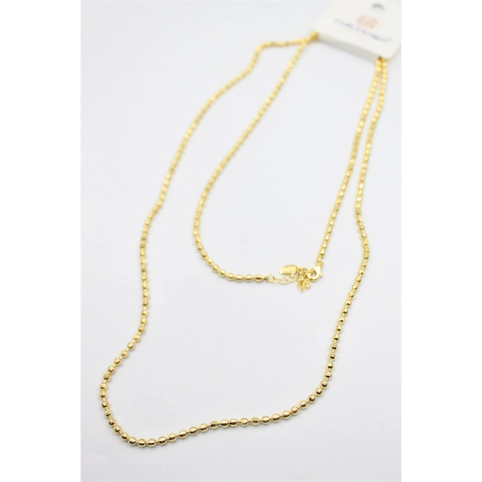 HERŞEYTREND Dorika Zincir Kolye- 90 cm - Altın