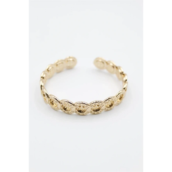 LitaeTrend Düğme Bilezik - Altın