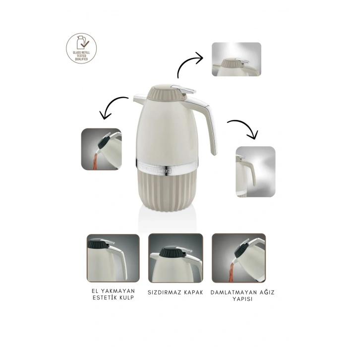 LitaeTrend Elegant T Serisi 2 Lt. Termos Royaleks-PW-003