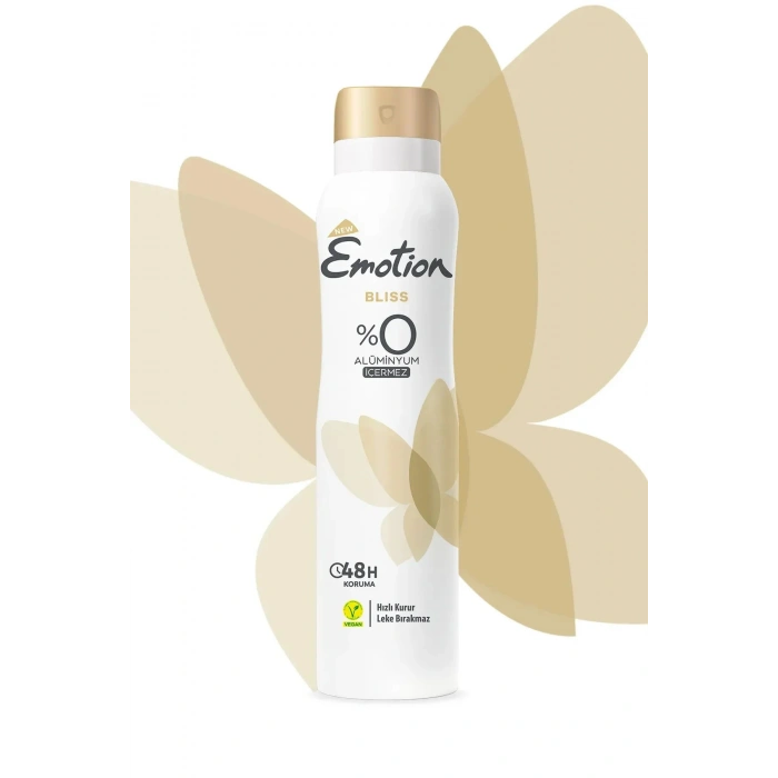 LitaeTrend Emotion Bliss Kadın Vegan Deodorant 150 Ml Hızlı Kurur , Leke Bırakmaz
