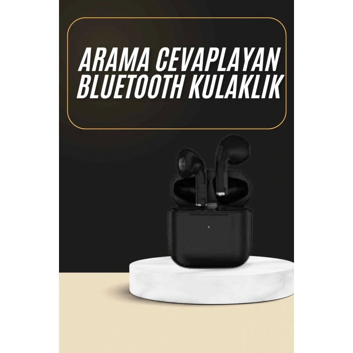 LitaeTrend En Çok Tercih Edilen Bluetooth Kulaklık Mikrofonlu Silikonsuz Dokunmatik Kontrol