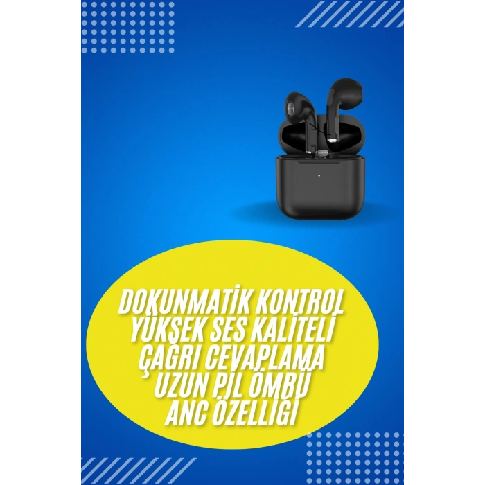 LitaeTrend En Çok Tercih Edilen Bluetooth Kulaklık Mikrofonlu Silikonsuz Dokunmatik Kontrol