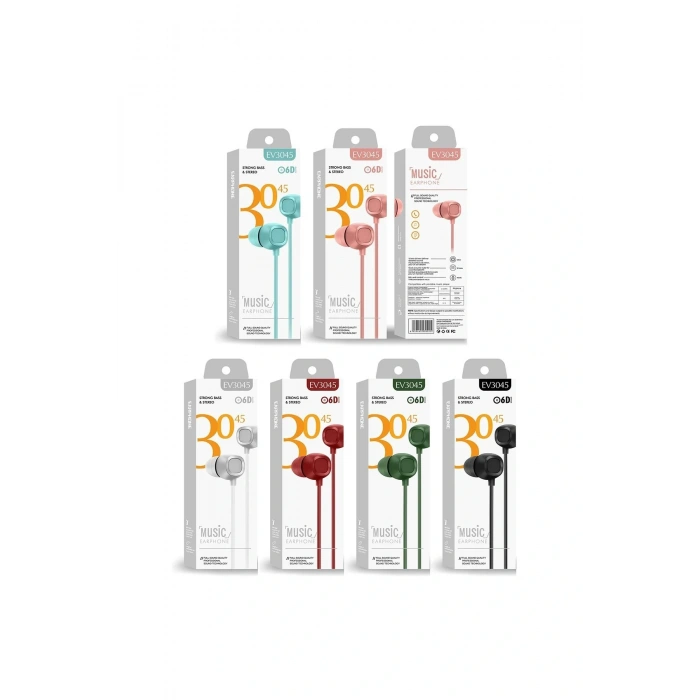 LitaeTrend EV-3045 Kablolu Kulaklık - Koyu Yeşil