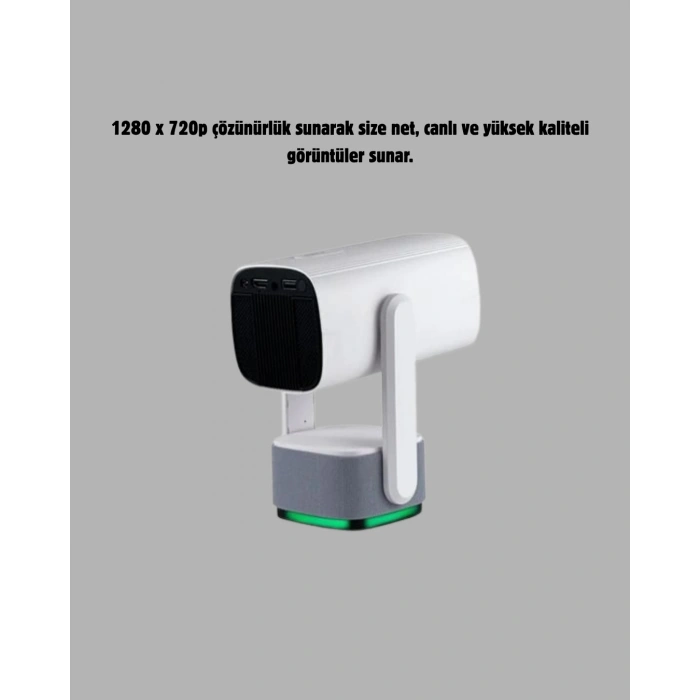 HERŞEYTREND Ev Tipi 720p HD Projeksiyon Cihazı