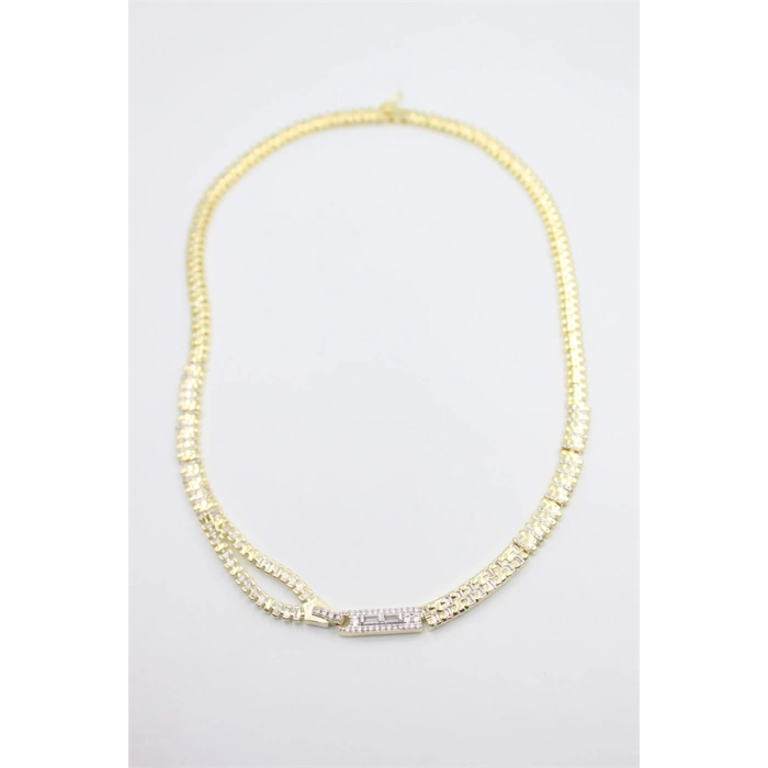 HERŞEYTREND Fermuar Kolye - Altın