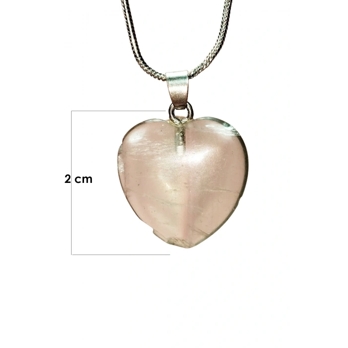 LitaeTrend Florit Doğal Taşı Zincirli El Yapımı Kolye Uç: 2 cm Zincir: 20 cm Kutulu