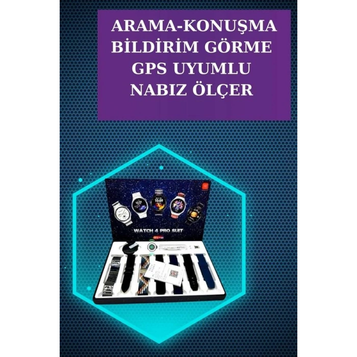 LitaeTrend Gamer Kulaklık ve Çok Kordonlu Akıllı Saat Gürültü Önleyici GPS Desteği