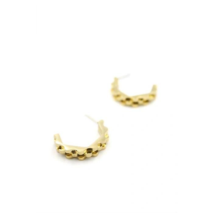 LitaeTrend Halka Küpe - Altın