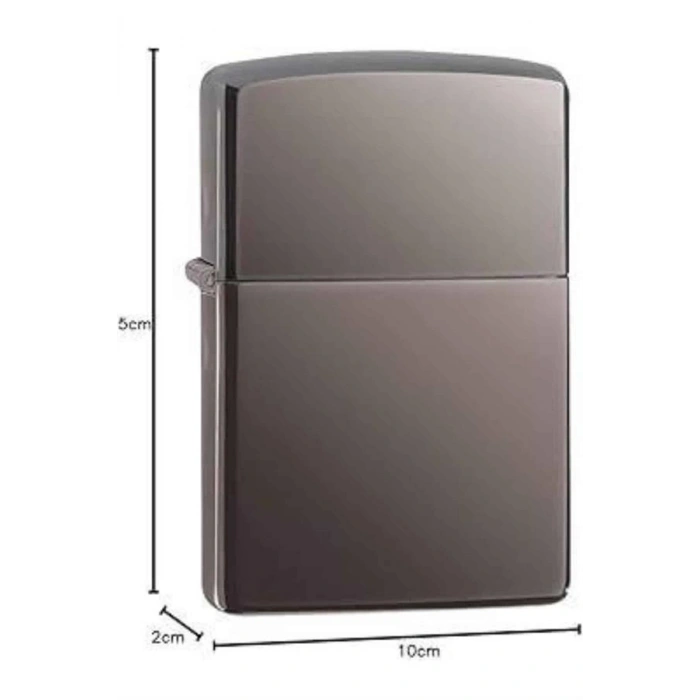 HERŞEYTREND Hediyelik Zarif Model Siyah Benzinli Çakmak