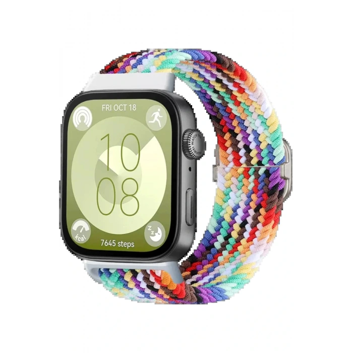 LitaeTrend Huawei Fit 4 Star Kordon - Gökkuşağı 2