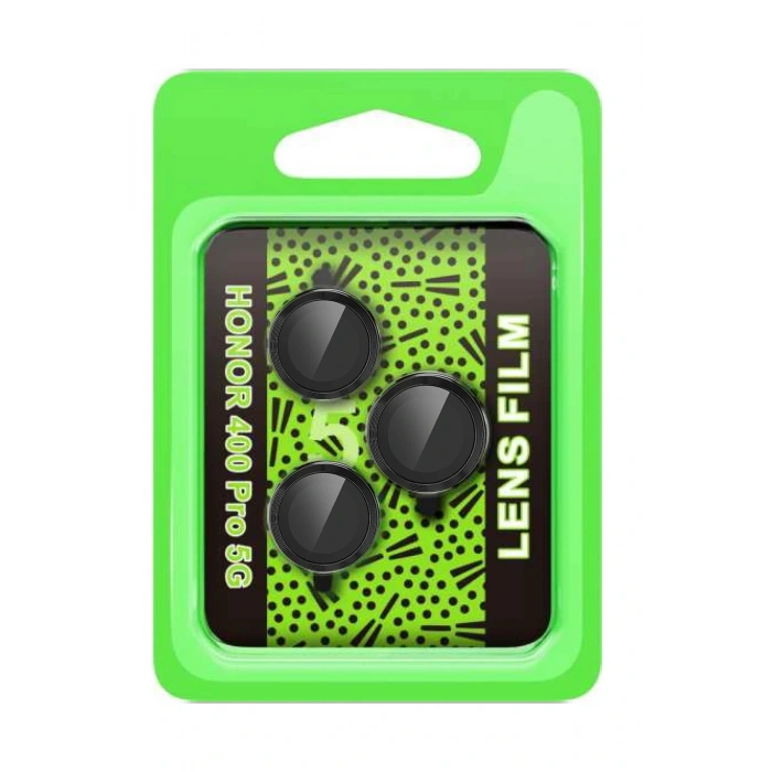 LitaeTrend Huawei Honor 400 Pro 5G Raze Metal Kamera Lens - Siyah