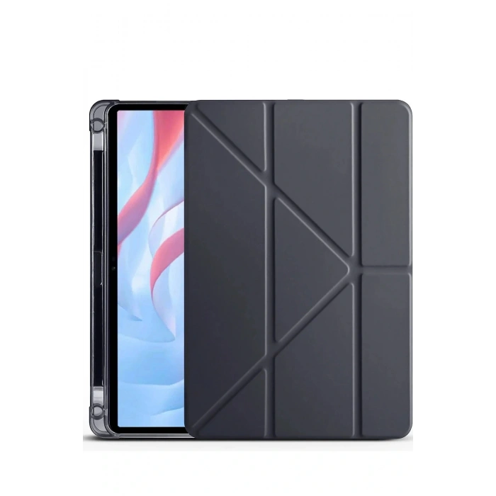 LitaeTrend Huawei Honor Pad X9A Kalemlikli Mars Tablet Kılıfı - Gri