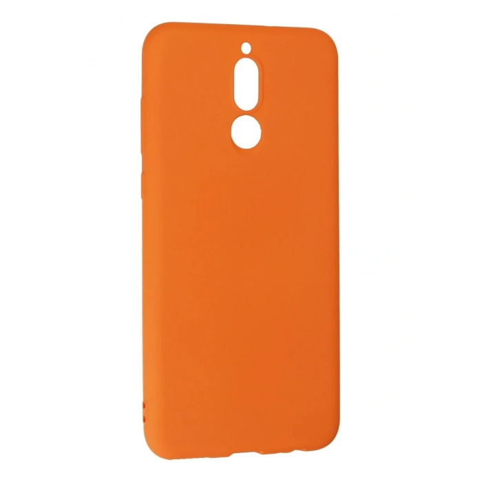 LitaeTrend Huawei Mate 10 Lite Kılıf Nano içi Kadife Silikon - Turuncu