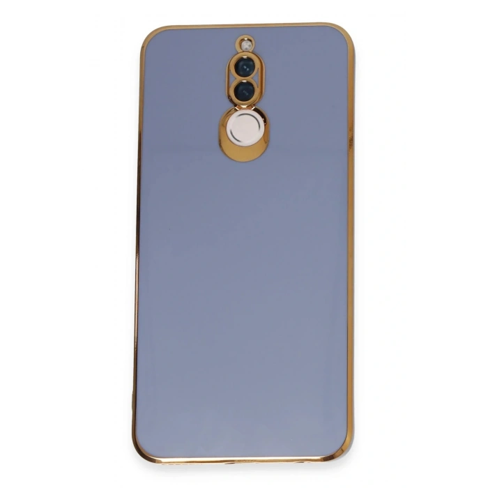 LitaeTrend Huawei Mate 10 Lite Kılıf Volet Silikon - Mavi