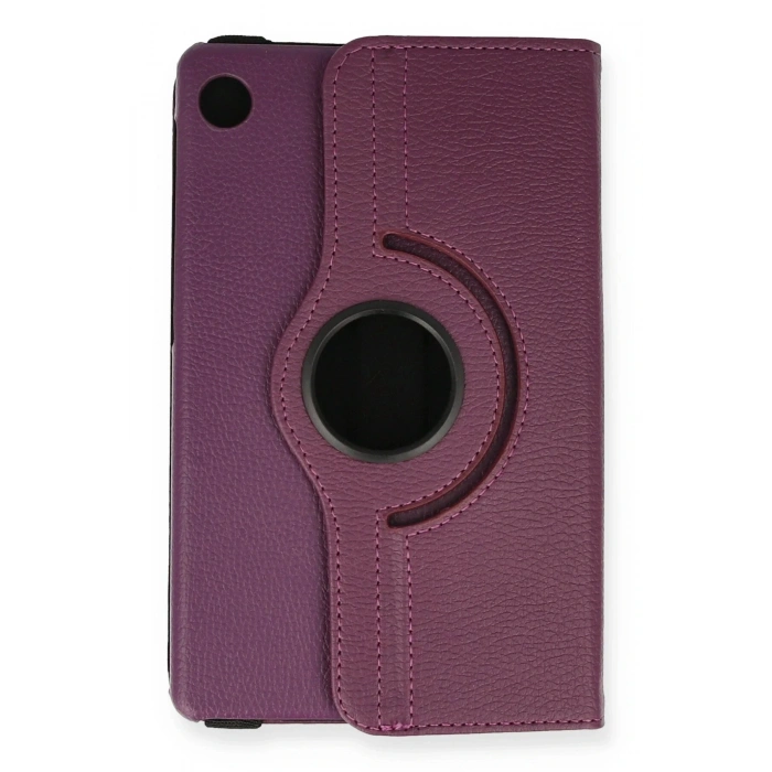 LitaeTrend Huawei MatePad T8 8 Kılıf 360 Tablet Deri Kılıf - Mürdüm