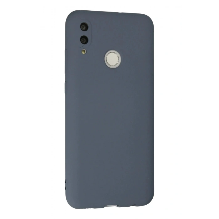 LitaeTrend Huawei P Smart 2019 Kılıf Nano içi Kadife Silikon - Gri