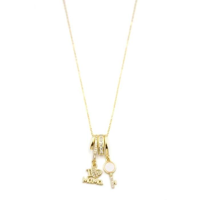 LitaeTrend I Love Mama Kolye - Altın