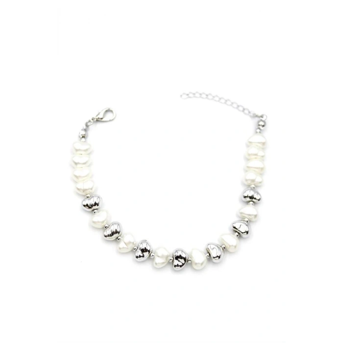 LitaeTrend İnci Bileklik - Gümüş