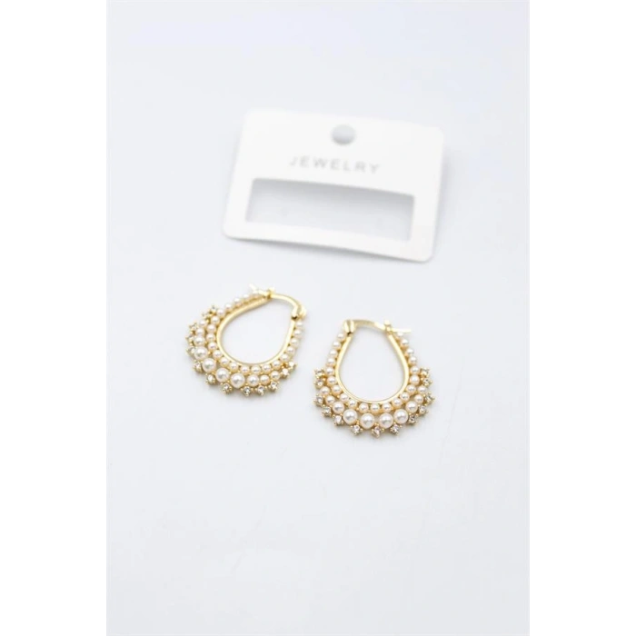 LitaeTrend İncili Küpe - Altın