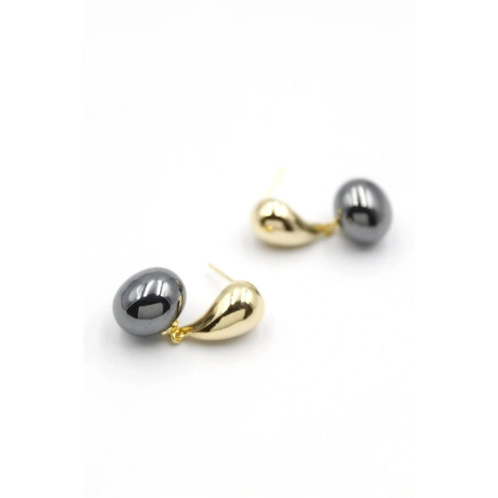 LitaeTrend İncili Küpe - Altın