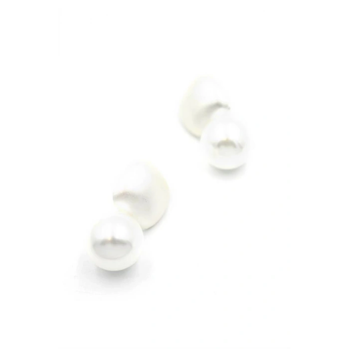 LitaeTrend İncili Küpe - Gümüş