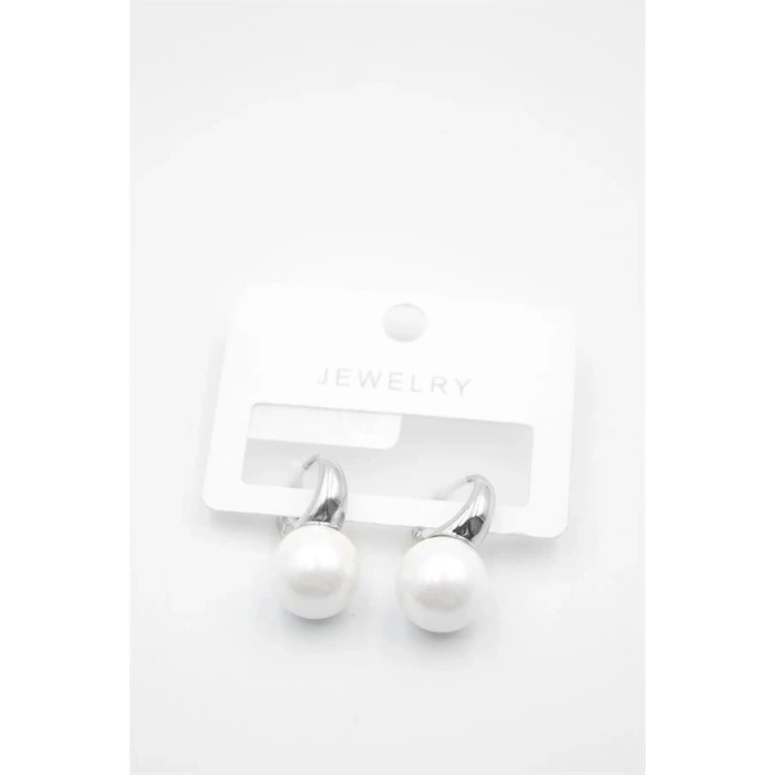 LitaeTrend İncili Küpe - Gümüş