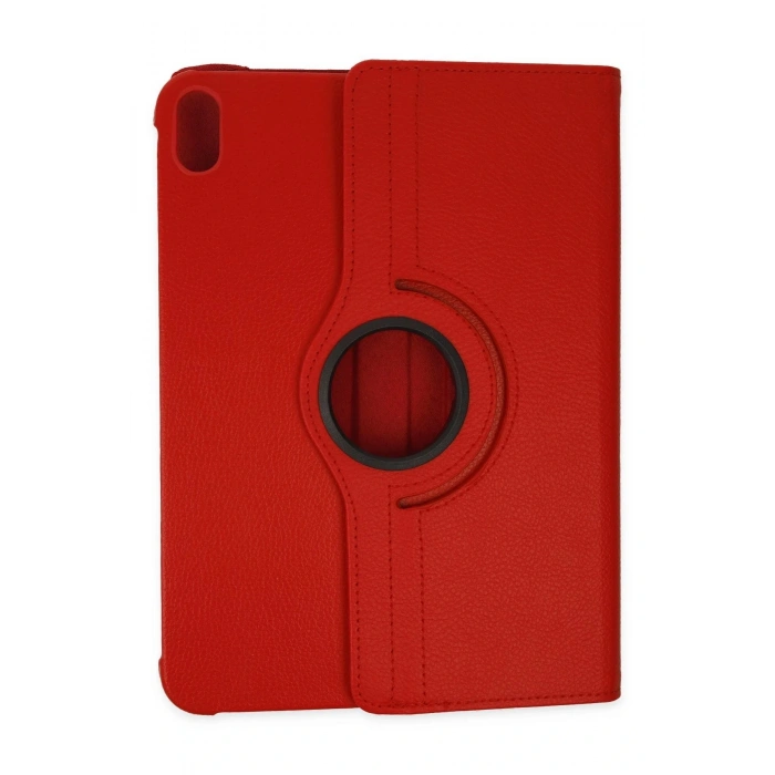 LitaeTrend iPad 2022 10.9 (10.nesil) Kılıf 360 Tablet Deri Kılıf - Kırmızı