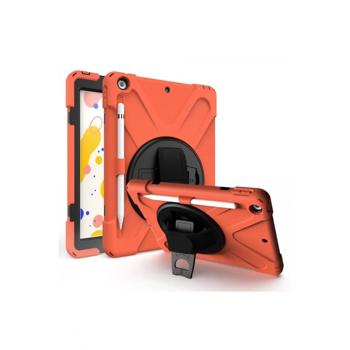 LitaeTrend iPad 5 Air 9.7 Kılıf Amazing Tablet Kapak - Turuncu